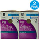 L'eggs Silken Mist Control Top Silky Sheer Tights Nude Size B 2 Pack New