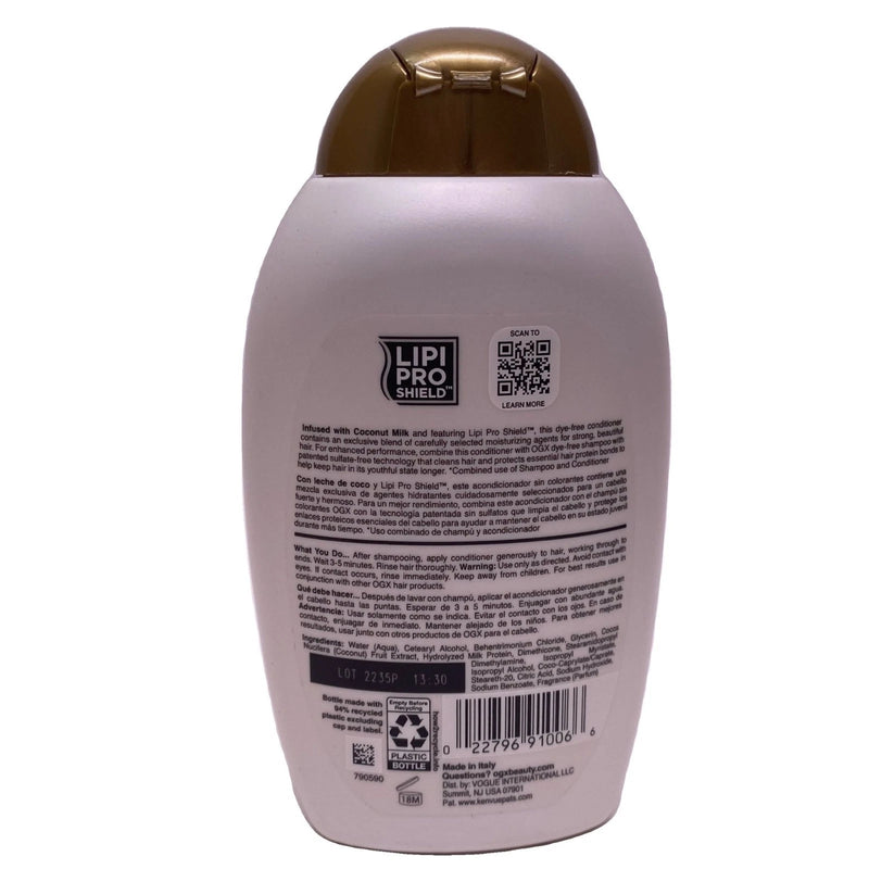 OGX Nourishing Coconut Milk Conditioner Hydrate & Restore 13 fl oz 4 Pack New