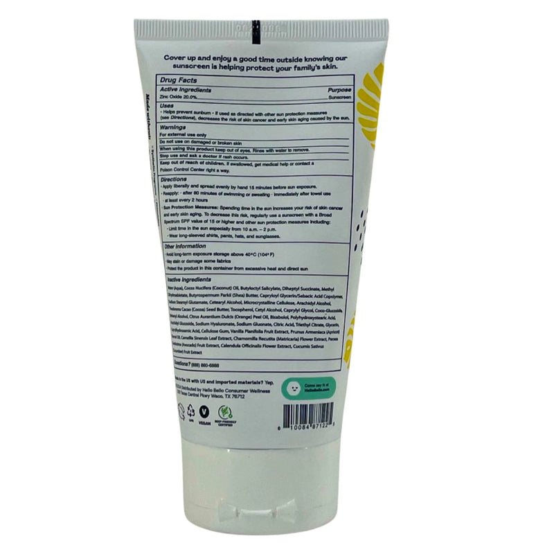 Hello Bello Mineral Sunscreen Lotion SPF 50 5 fl oz 3 Pack New