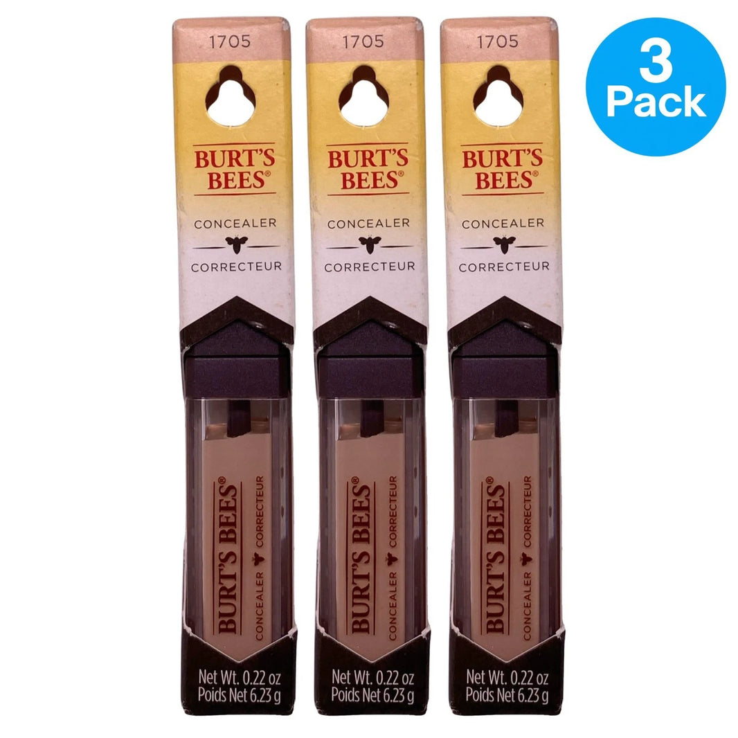 Burt's Bees Concealer 1705 3 Pack Natural Creamy Coverage