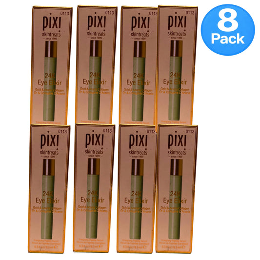 Pixi Skintreats 24K Eye Elixir Energizing Peptide Serum Gold & Acacia Collagen 1