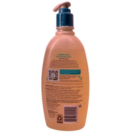 Aveeno Kids Sensitive Skin Face & Body Wash 18oz 3 Pack NEW