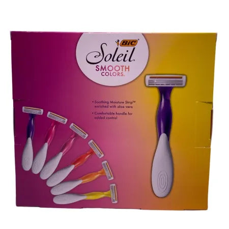 BIC Soleil Smooth Colors Disposable Razors 10 Ct 8 Pack New
