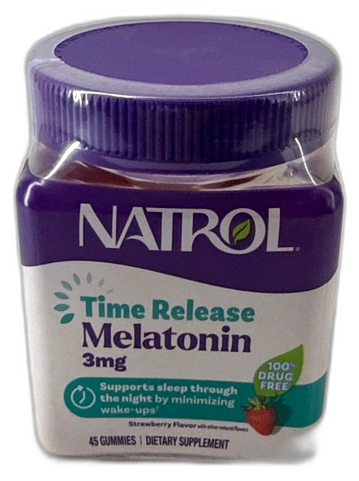 Natrol Time Release Melatonin Gummies 270 Total Exp 06/27 Pack of 6 New