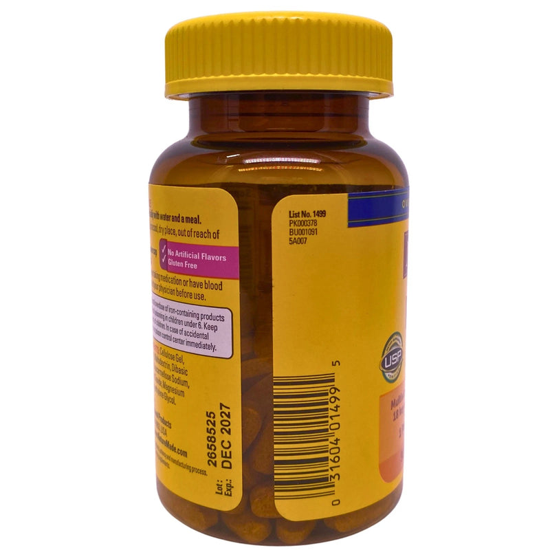 Nature Made Prenatal Folic Acid Multivitamin 18 Key Nutrients Exp 12/27