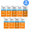 Eucerin SPF 50 Advanced Hydration Ultra-Light Fluid Face Sunscreen 9 Pack
