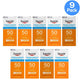 Eucerin SPF 50 Advanced Hydration Ultra-Light Fluid Face Sunscreen 9 Pack