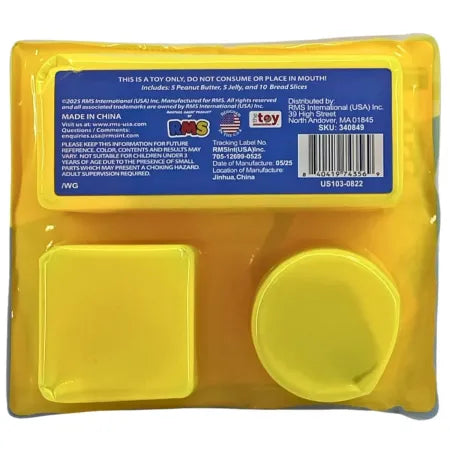 RMS Squishy Stack Flingers PB&J Sensory Toy Sticky Food Fight 3 Pack Bundle