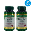 Nature's Bounty Garlic 2000mg Heart Health 120 Coated Tablets 2 Pack Exp 2027