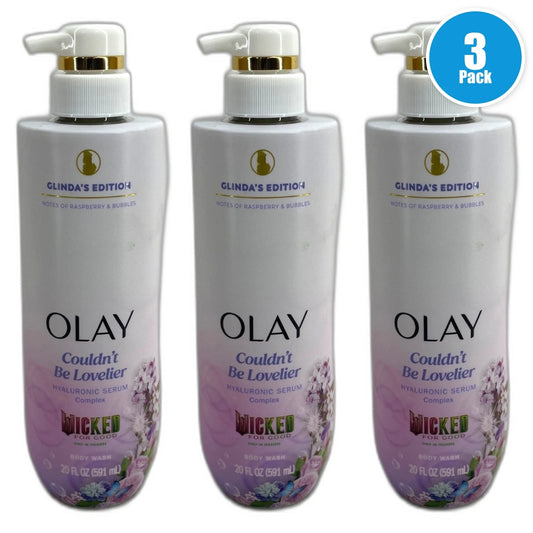 Olay Glinda's Couldn't Be Lovelier Body Wash 20oz Hydrating Pack of 3 New