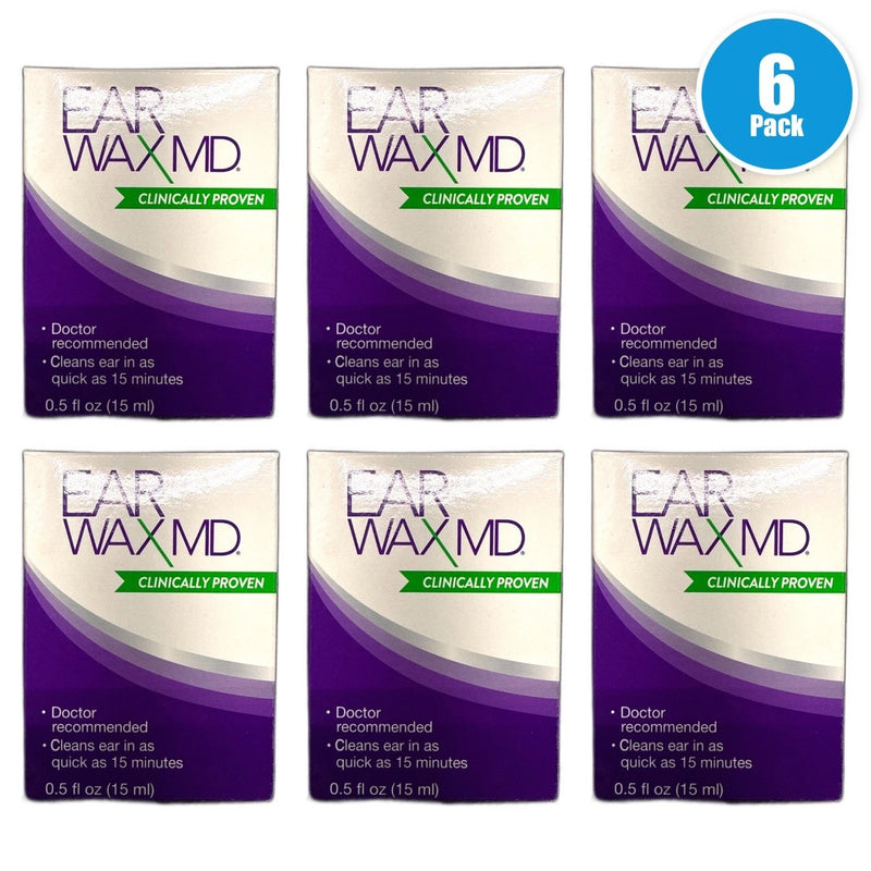 Eosera Earwax MD Cleaning Kit Rinsing Bulb 0.5oz Pack of 6 New