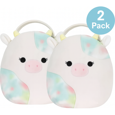 Squishmallows 12" Caedyn Cow Pastel Plush Toy 2 Pack - New 1
