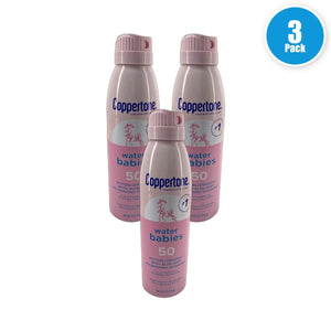 Coppertone WaterBABIES Sunscreen Quick Cover Spray Exp 02/27 Pack of 3 New