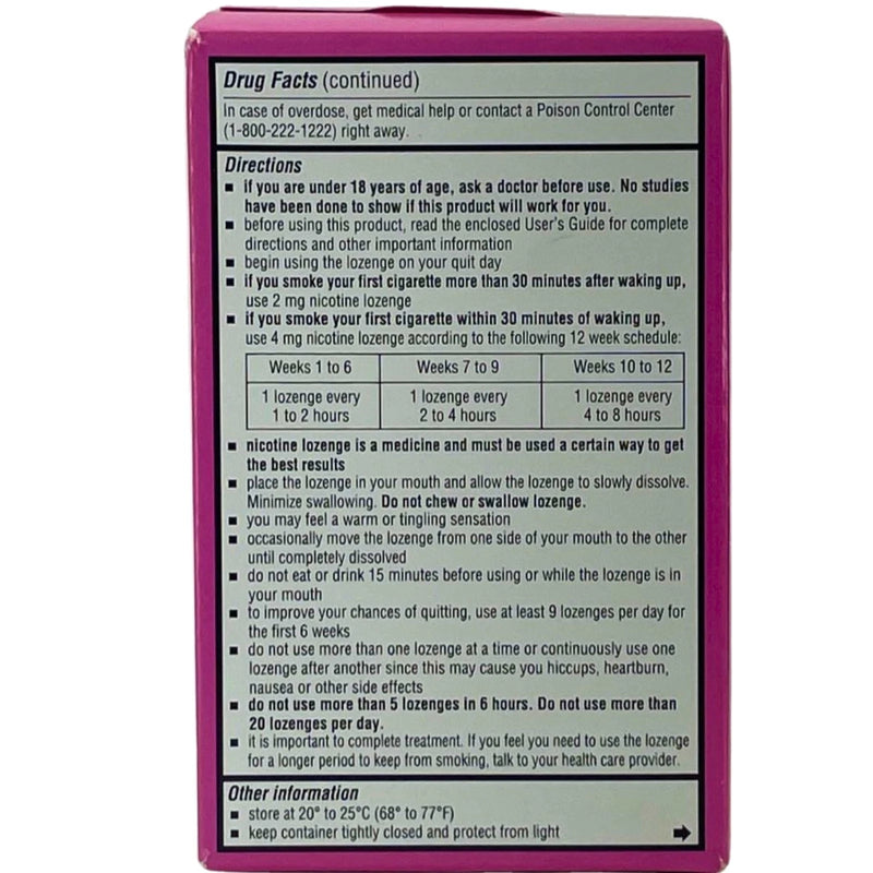 Blip Nicotine Polacrilex 4 mg Mini Lozenge Stop Smoking Aid Mint 27 Ct 5 Pack