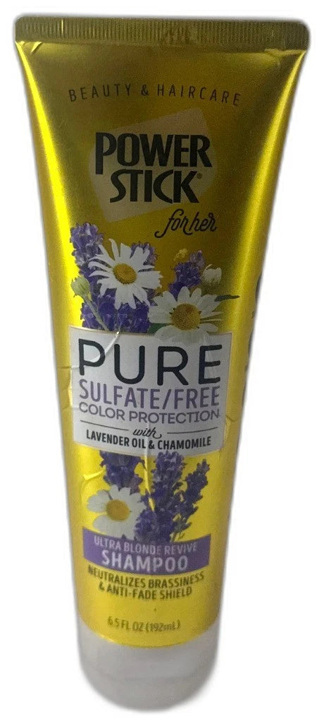 Power Stick Pure Sulfate Free Color Protection Lavender Chamomile Pack of 6 New