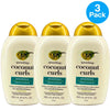 OGX Quenching + Coconut Curls Shampoo Drench & Define 13 fl oz 3 Pack