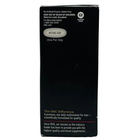 GNC Mega Men Essentials One Daily Multi 60 Caplets 1 Pack New 3