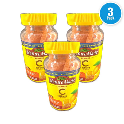 Nature Made Vitamin C Gummies Immune Support 450 Total Exp 07/27 Pack of 3 New