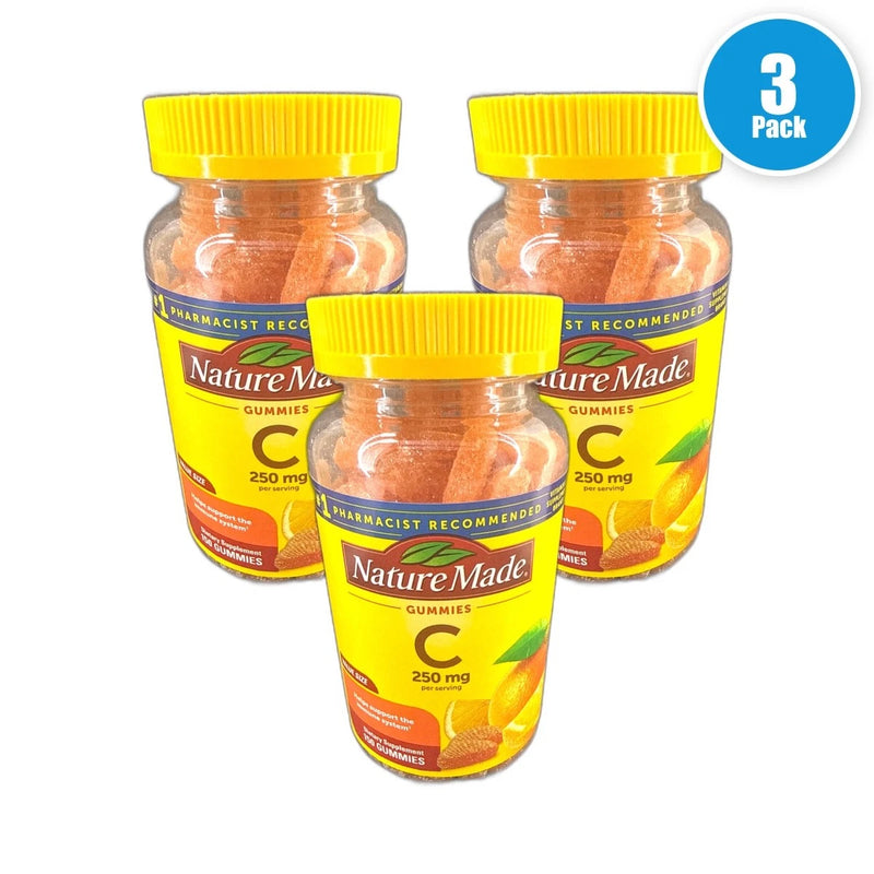 Nature Made Vitamin C Gummies Immune Support 450 Total Exp 07/27 Pack of 3 New