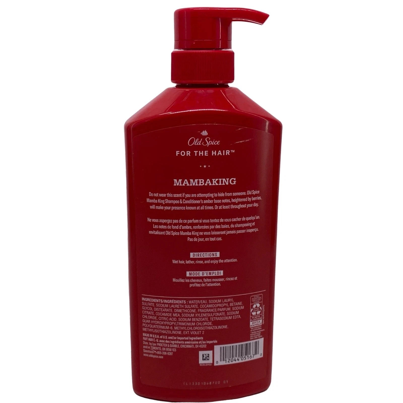Old Spice Mambaking 2in1 Shampoo Conditioner 21.9 oz 3 Pack New