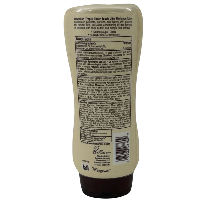 Hawaiian Tropic Sheer Touch Ultra Radiance Sunscreen Lotion SPF 50 8oz 4 Pack Ne