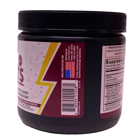 Force Factor Total Beets Energizing Drink Powder - Pomegranate Berry - 7.5 oz