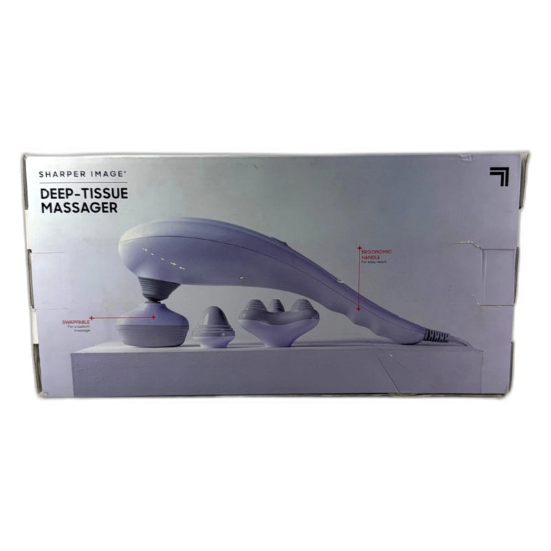 Sharper Image Deep-Tissue Massager Swappable Heads Pack of 1 New