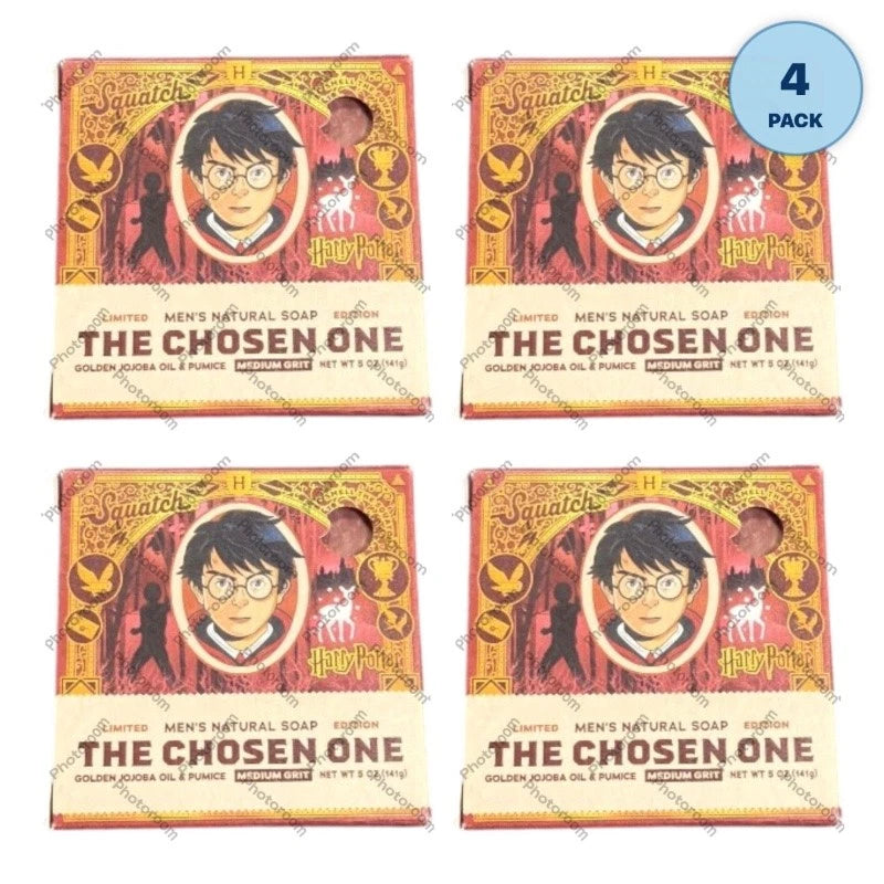 Dr Squatch Harry Potter The Chosen One Natural Soap 5oz Pack 4 Pack of 4 New