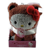 Hello Kitty Character Hugger Throw Blanket Set Valentine Super Soft 40x50 New