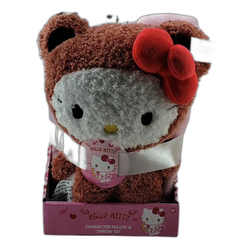 Hello Kitty Character Hugger Throw Blanket Set Valentine Super Soft 40x50 New