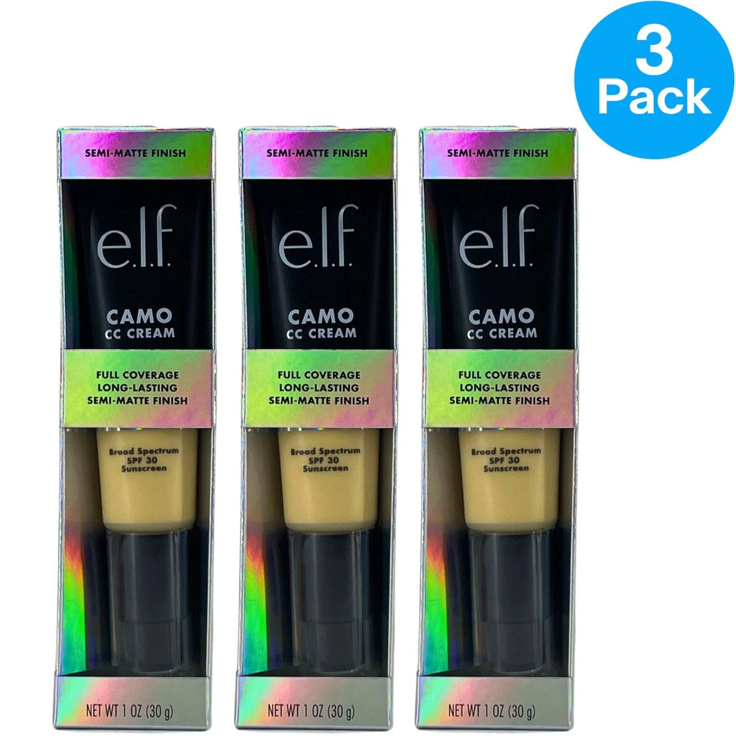 e.l.f. Camo CC Cream SPF 30 1 oz Fair 140W 3 Pack New