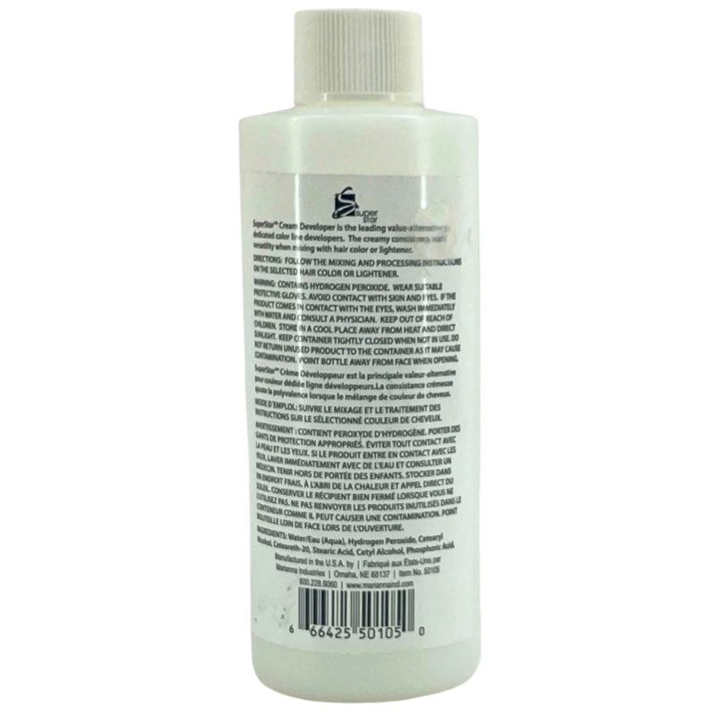 SuperStar 10 Volume Cream Peroxide Developer Hair Color Lightener 4 fl oz 5 Pack