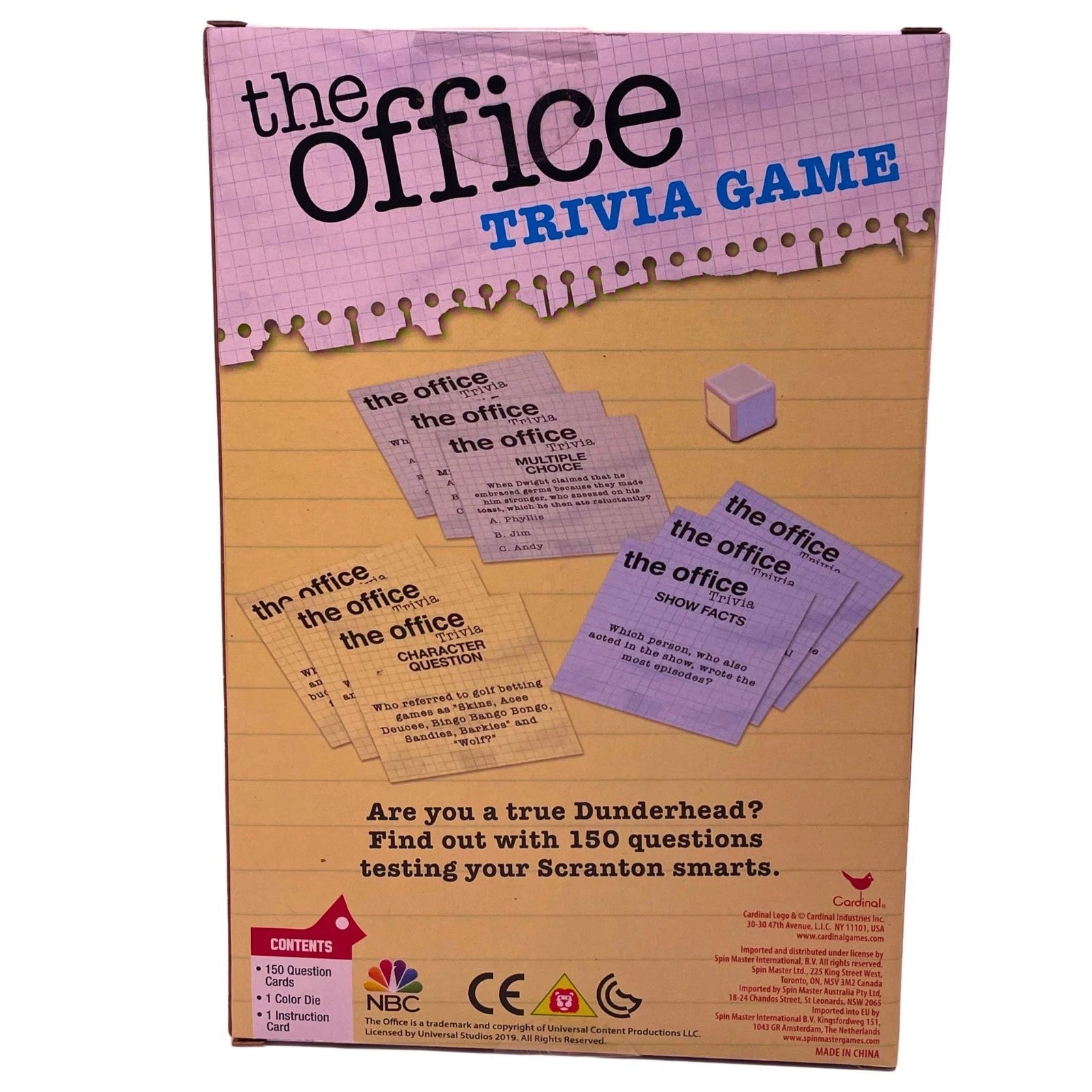 The Office Trivia Game 150 Questions Card Game 2 Pack New