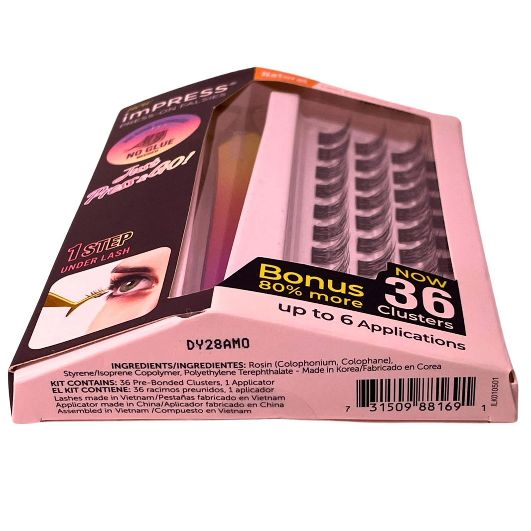 imPRESS Press-On Falsies Natural Lash Extensions Look 36ct Bonus 3 Pack