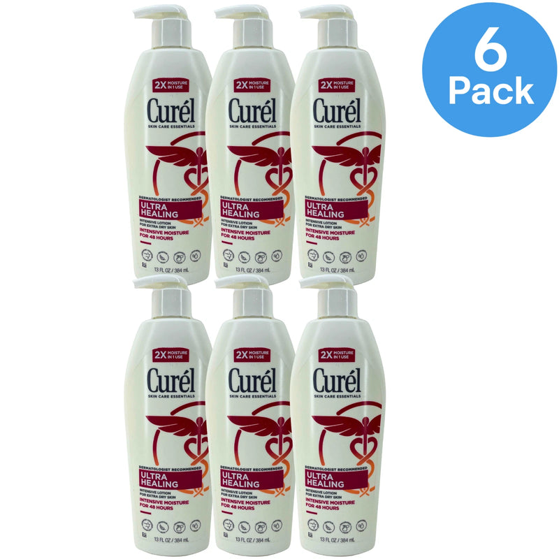 Curél Ultra Healing Lotion for Extra Dry Skin 13 oz 6 Pack New
