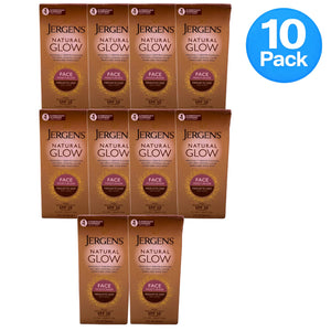 Jergens Natural Glow Face Moisturizer Medium to Deep SPF 20 2 oz 10 Pack New
