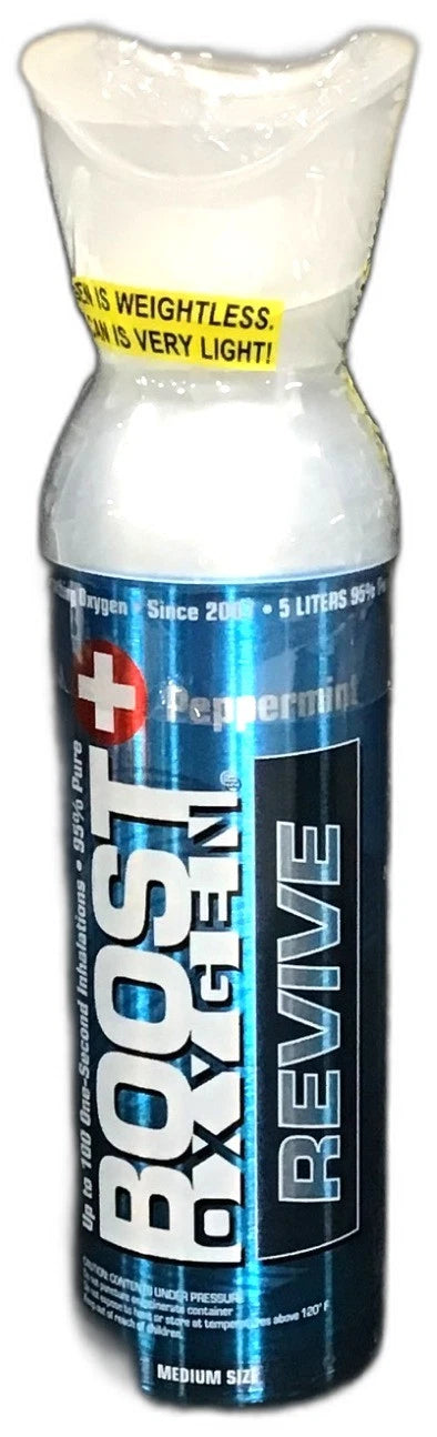 Boost Oxygen 5 Liter Canned Oxygen Bottle Menthol Pack of 2 New