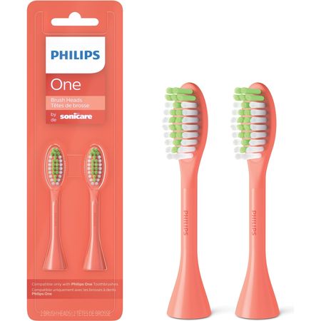 Philips Sonicare One 2-pack replacement brush heads BH1022/01 by Savvydeal