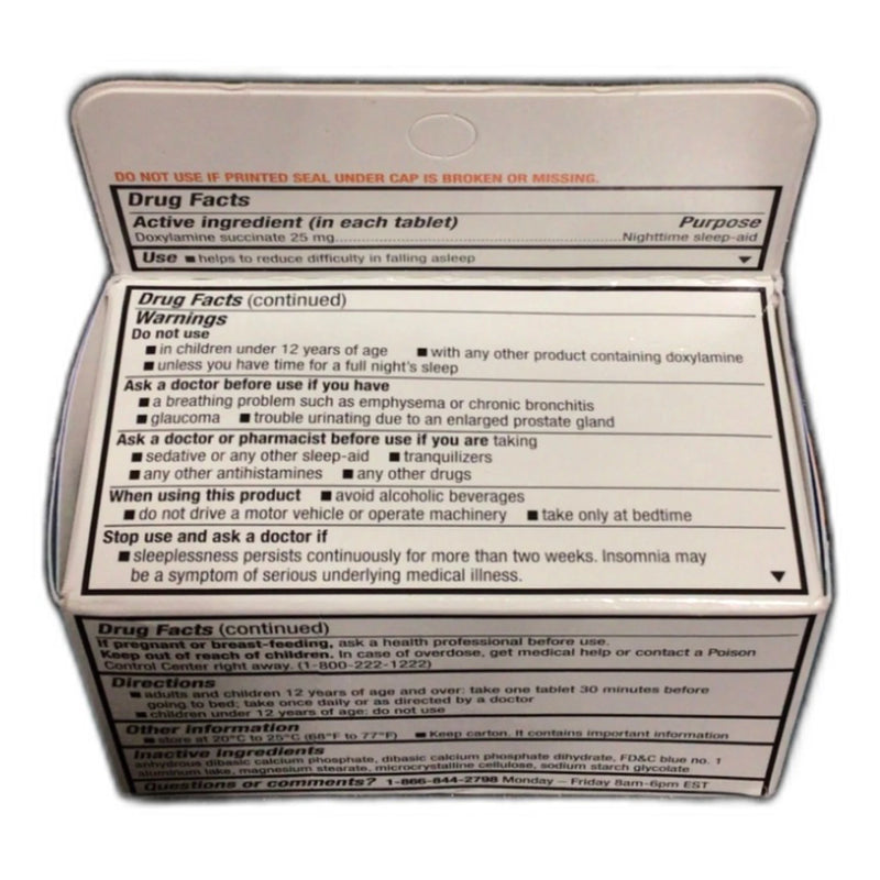 Unisom SleepTabs Nighttime Sleep Aid 80 Tablets Exp 05/27 Pack of 2 New