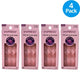 imPRESS Press-On Nails Glimpse Pink Mauve Rhinestone Accent 30 Count 4 Pack