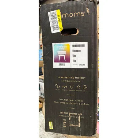 4moms MamaRoo Sleep Bassinet 4moms-001, Grey, Adjustable Height, Cotton Sheet 3