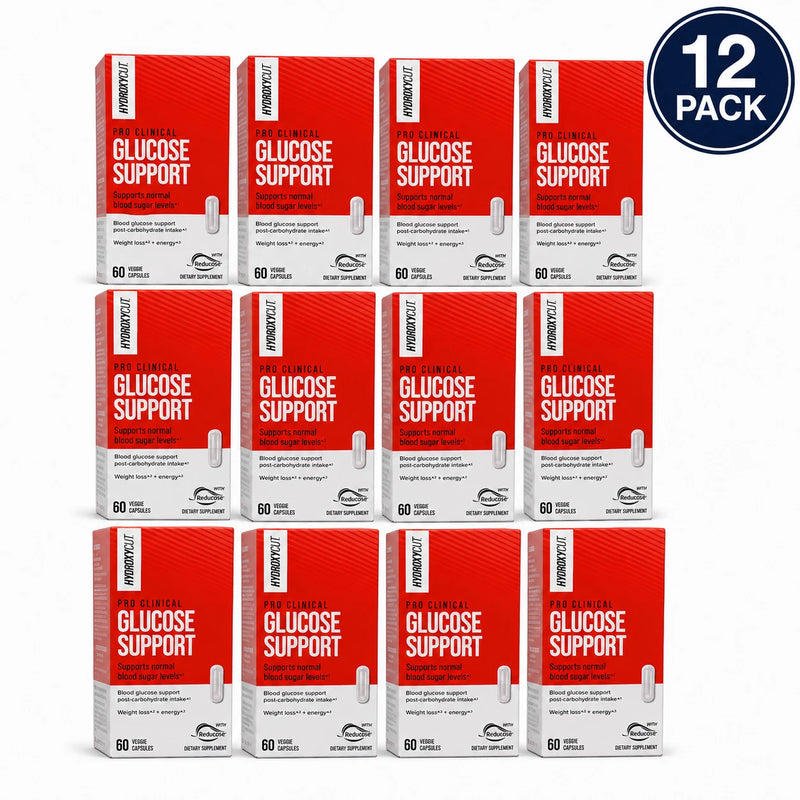 Hydroxycut Pro Clinical Glucose Support Weight Loss Supplement 12 Pack Exp:01/27