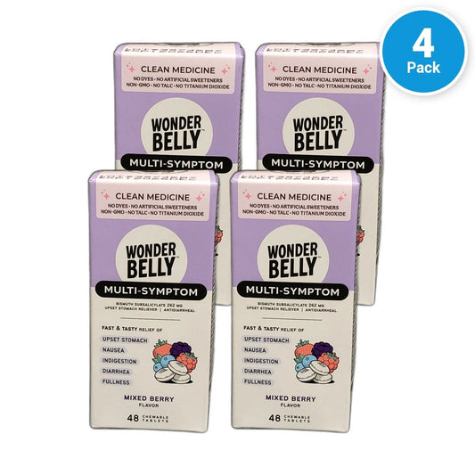 Wonder Belly Multi-Symptom Mixed Berry Flavor 768 Total Exp 12/26 Pack of 4 New