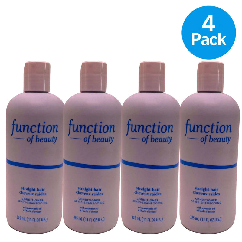 Function of Beauty Straight Hair Conditioner 11oz 4 Pack New