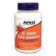 NOW Foods C-1000 Zinc Immune Support 90 Vegetarian Capsules Exp 11/29 New