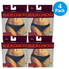 Slick Chicks Side-Fastening Classic Briefs Underwear Black Beige XL 4 Pack New