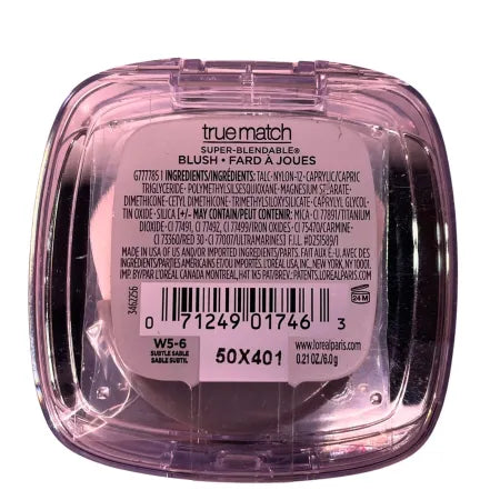 L'Oréal True Match Super-Blendable Blush W5-6 Subtle Sable 0.21oz 6 Pack New