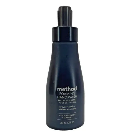 Method Foaming Hand Wash Vetiver + Amber Plant-Based Cleansers 10 fl oz 4 Pack
