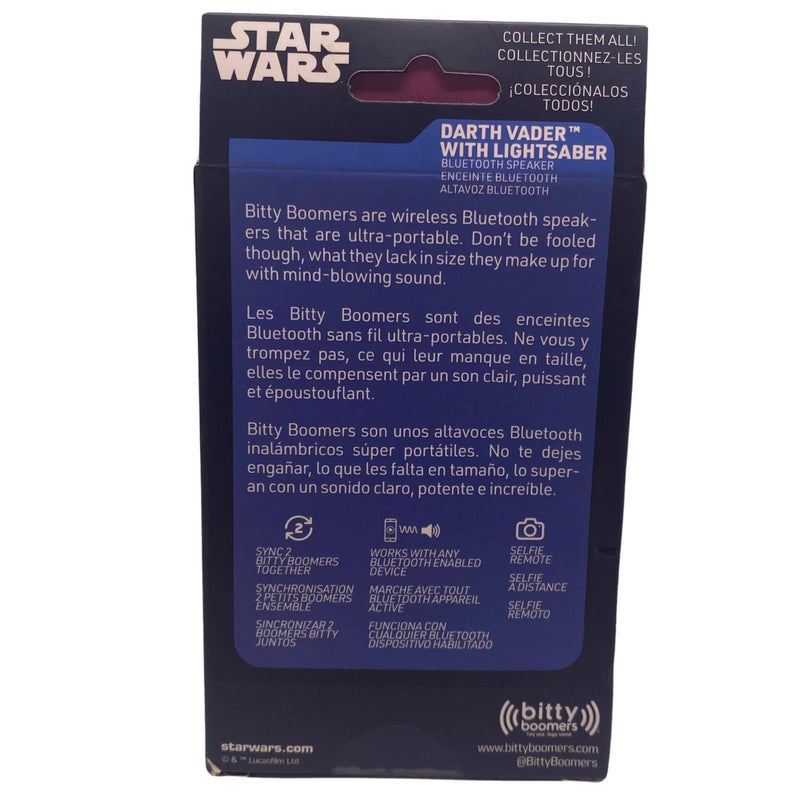 Star Wars Darth Vader with Lightsaber Bitty Boomers Wireless Bluetooth Speaker 4