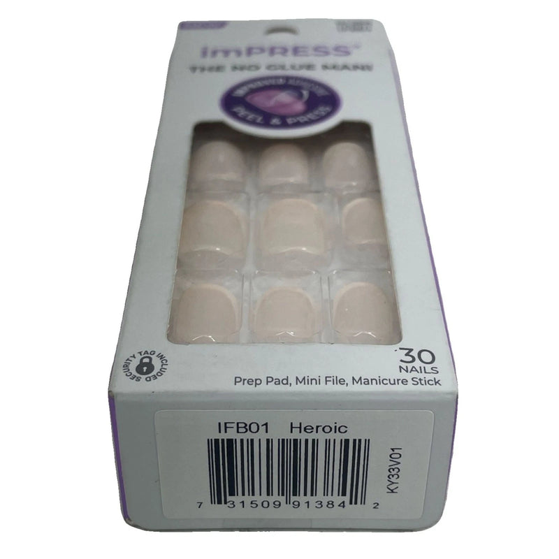 imPRESS No Glue Mani Heroic Press-On Nails 30 Ct 6 Pack New